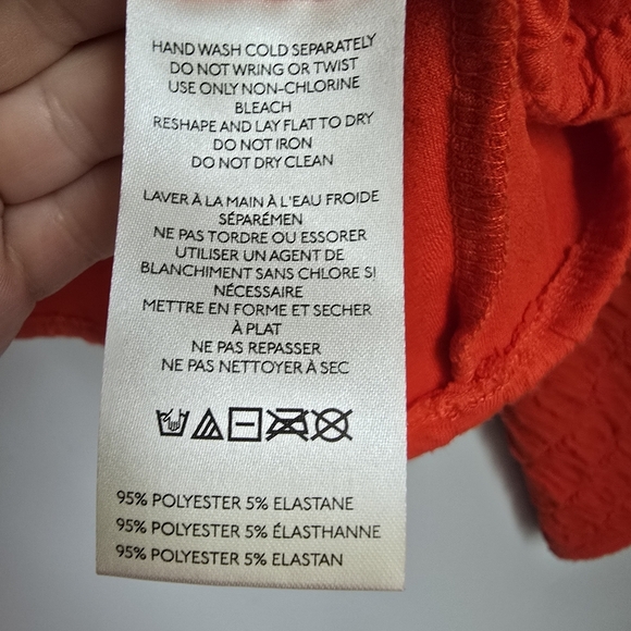 Anthropologie New Maeve Long Sleeve Modern Popcorn Crop Top Womens Size Large - Picture 11 of 12